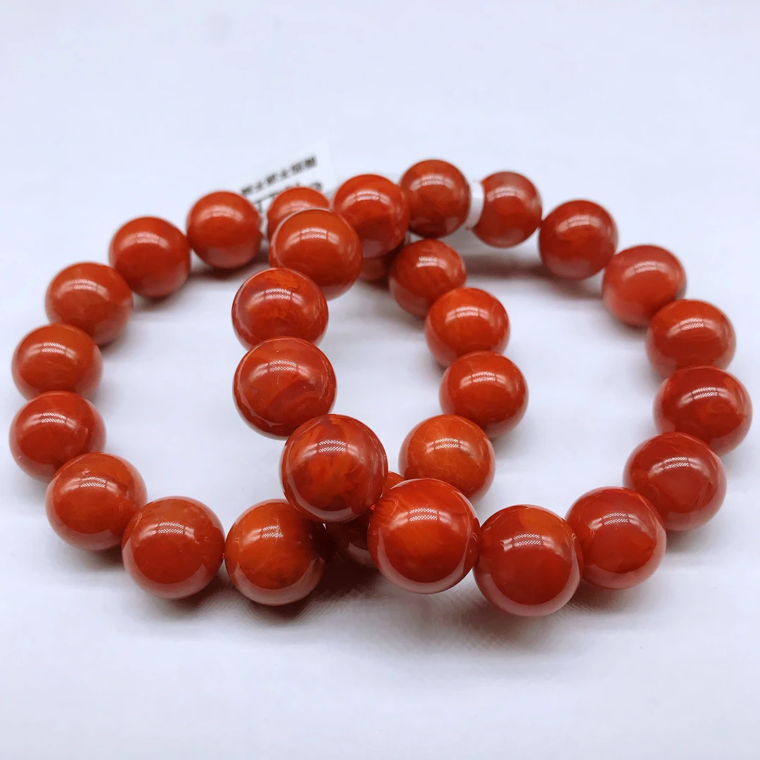 【小雪】南红四川瓦西精美百搭手串14mm【多样式发其一】