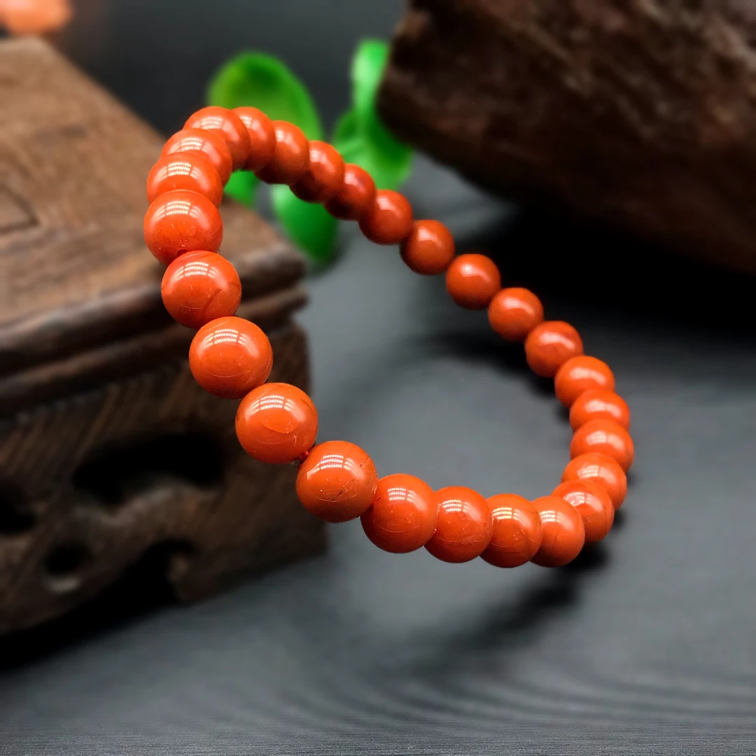 【小雪】南红高品精美百搭手串7mm