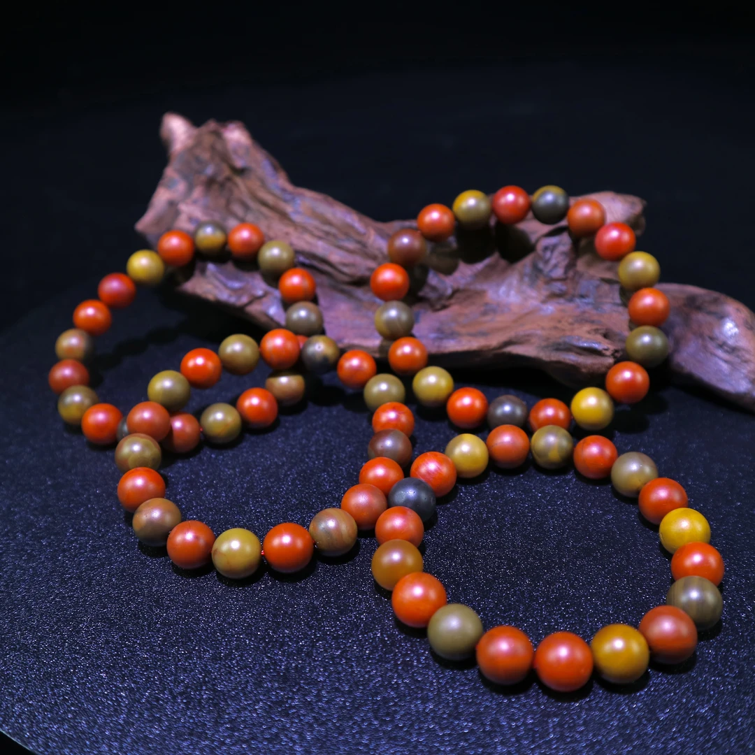 【鼎利源】南红包浆哑光单圈手串