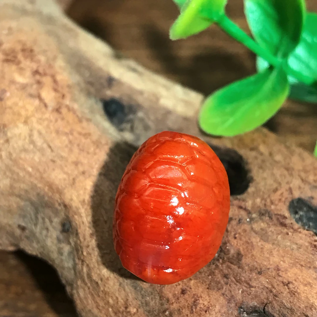 【小雪】南红瓦西精雕富甲配饰/DIY百搭配件（一个）不含证书