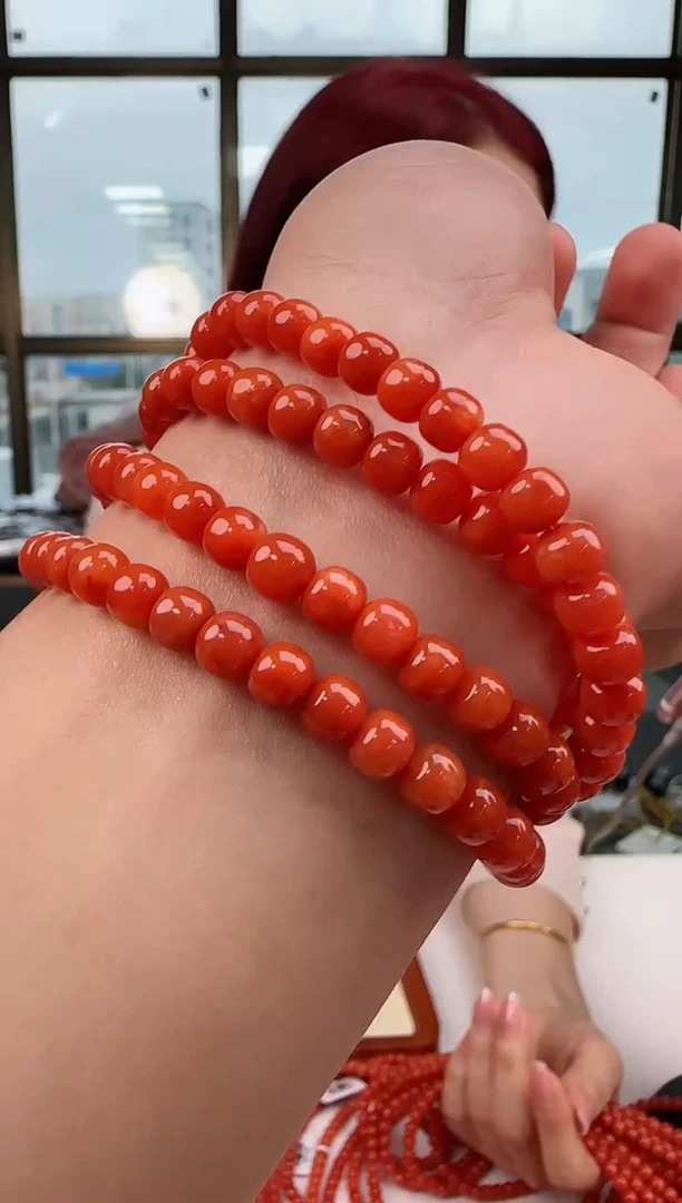 【闪购商品】南红玛瑙bs老型多圈6+未镶嵌一个/条（多样式发货）