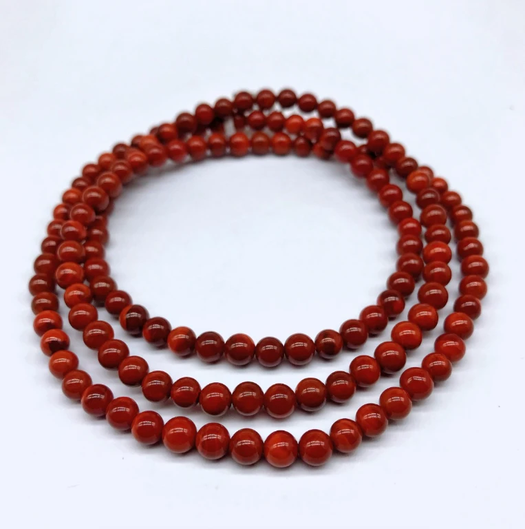 【小雪】南红瓦西牛血红火焰纹多圈