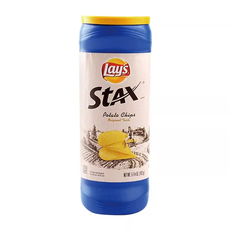 墨西哥进口经典无限原味桶装复合薯片163g薄脆酥脆零食品小吃