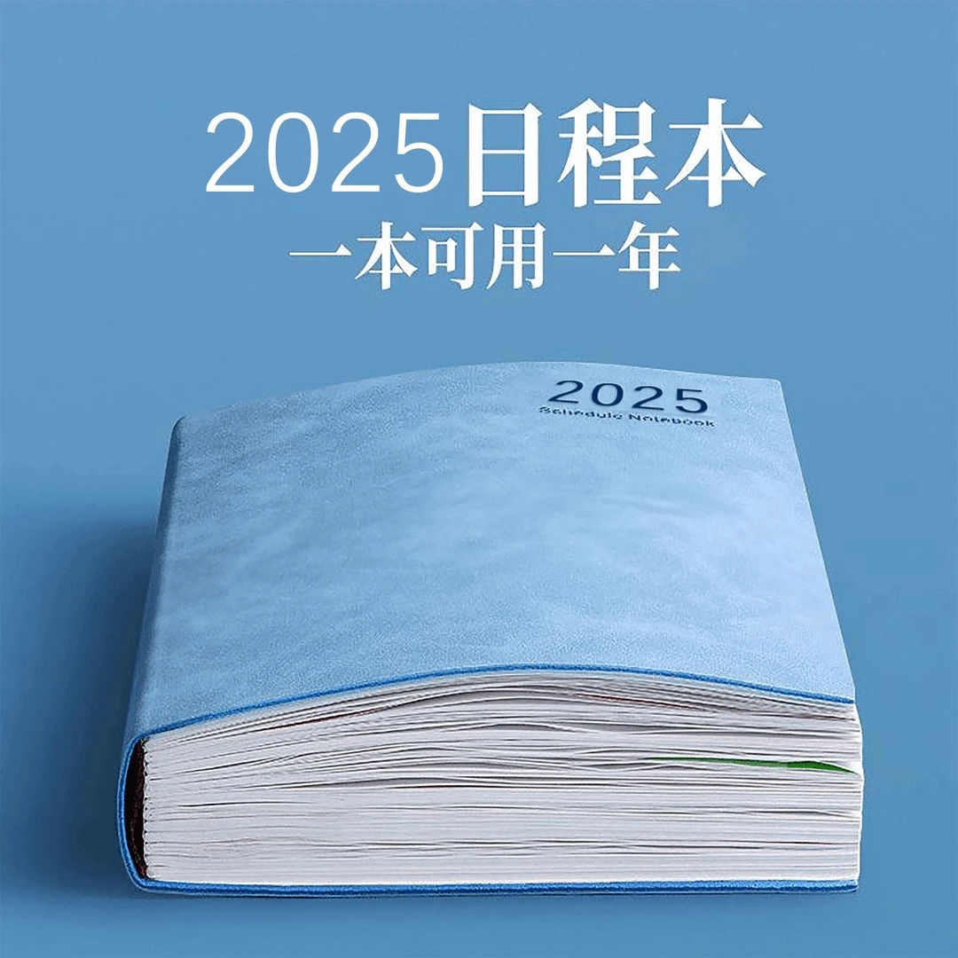 2025年日程本工作计划本时间管理效率手册日历记事本自律b5笔记本