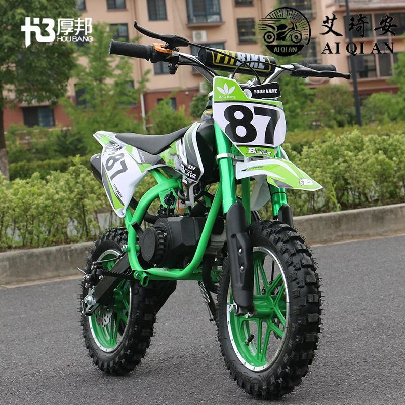 儿童迷你摩托车49cc汽油高赛越野礼物四冲汽油款成人趴车小型学生