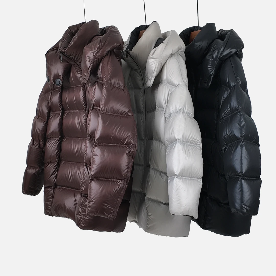 【黄姨专属】简约宽松直身廓形羽绒服ZS117