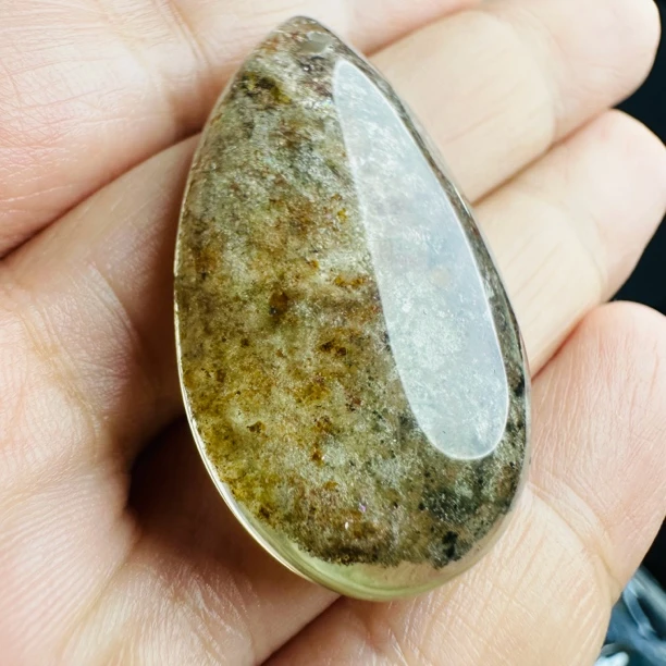 玩艺工匠天然绿幽灵水晶吊坠重12.8g孤品一件（商城）飘绿高冰冰透