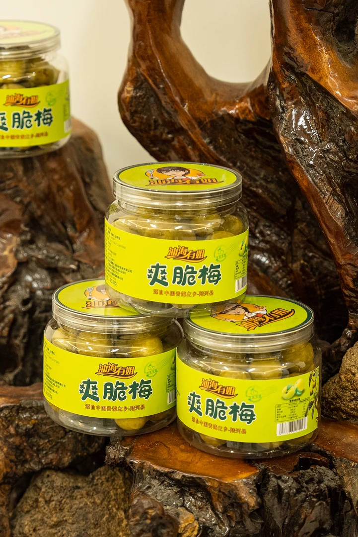 汕尾陆河爽脆梅海陆丰特产酸甜脆嫩手工腌制解腻梅子