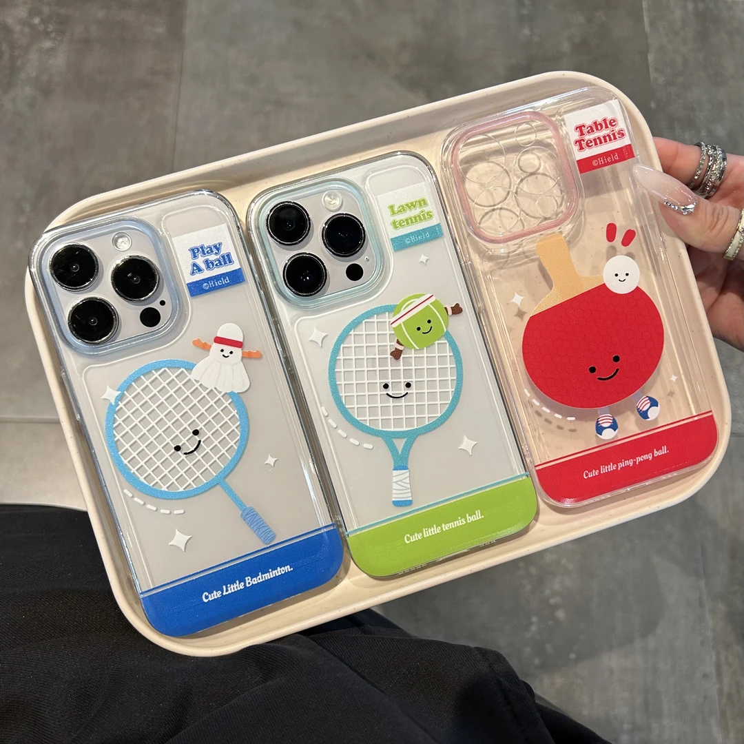 雅天立运动球拍适用苹果15promax手机壳iPhone14华为vivo小米oppo