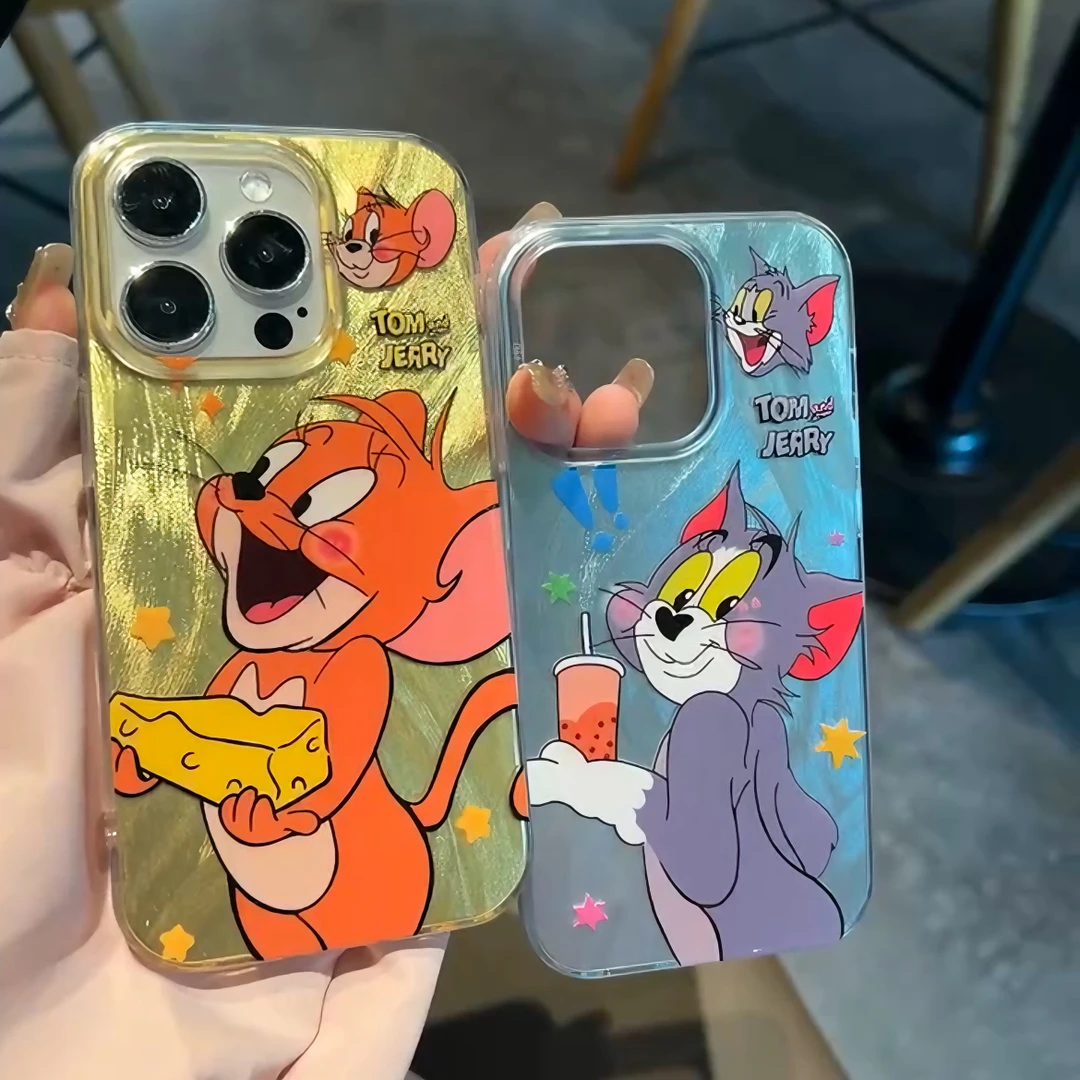 趣味壳情侣杰瑞汤姆适用苹果13手机壳iPhone1514华为vivo小米oppo