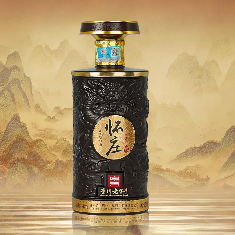 怀庄金质龙韵酱香型白酒53度1瓶装53度500ml