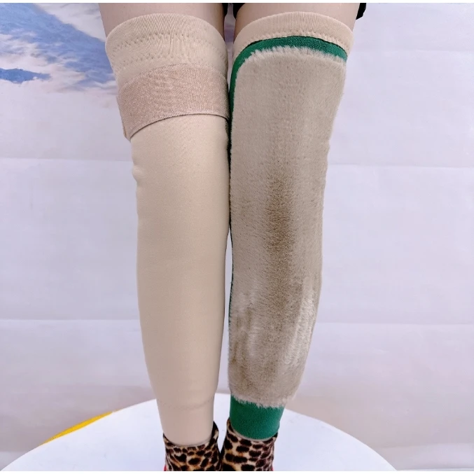 50/60CM羊毛一体绒加长加绒护膝加厚款宏D