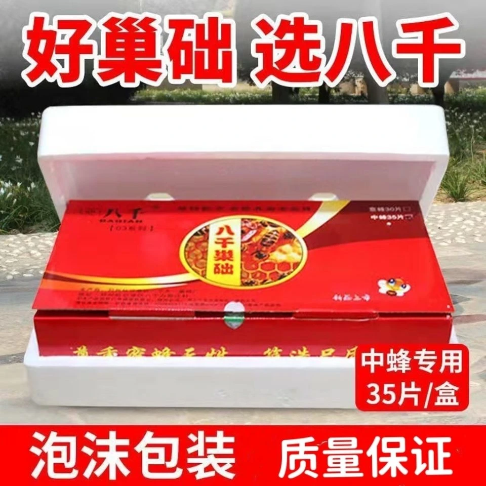 中蜂巢础八千蜜蜂深房巢础片 蜂蜡巢脾中峰巢皮 全套养蜂工具