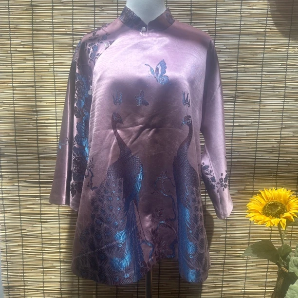 老缎百搭姐姐服打底女装中国风（岁月痕迹，不喜勿拍）