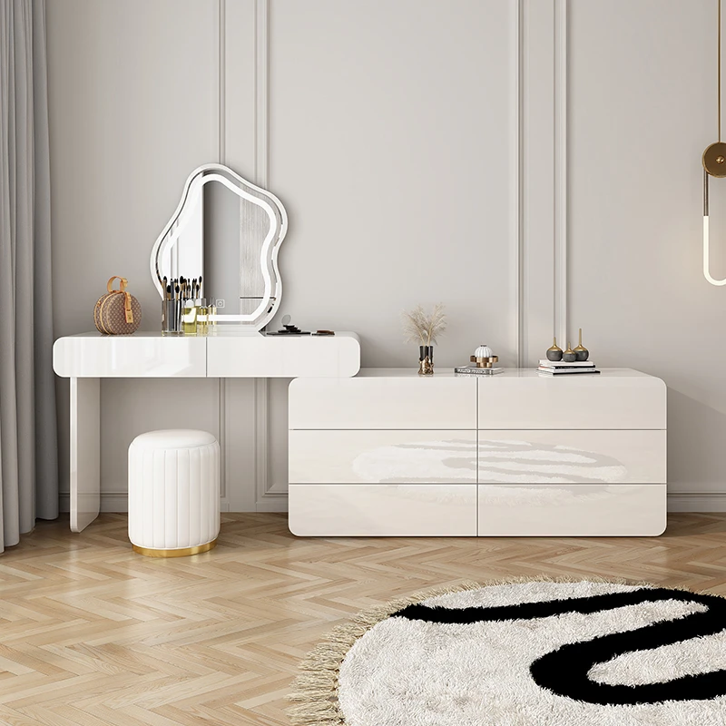 GULEJAR/顾乐家现代轻奢简约家用简易客厅卧室化妆台烤漆化妆桌