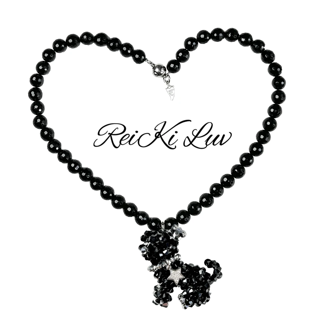 REIKI LUV<Barn Puppy巴恩小狗>原创设计手工立体串珠链潮流个性