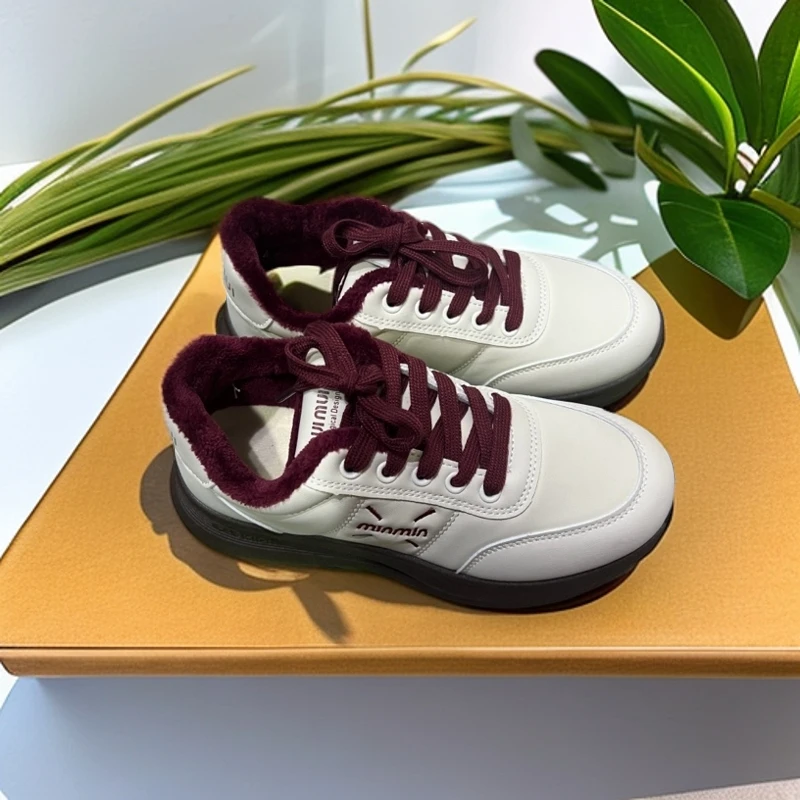 水上漂加绒休闲鞋冬季百搭软底休闲运动鞋