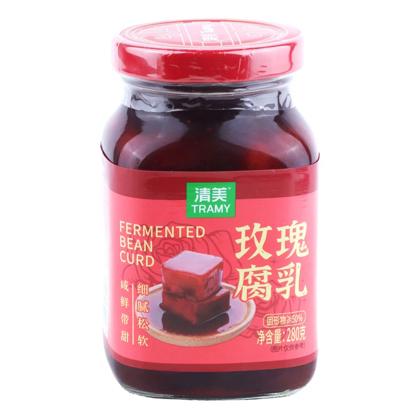 Tramy/清美玫瑰腐乳280g/瓶厨房调料