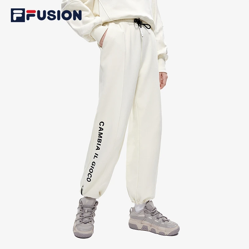 FILA FUSION斐乐秋冬穿搭 潮流街头百搭 针织长裤推荐T11W245607