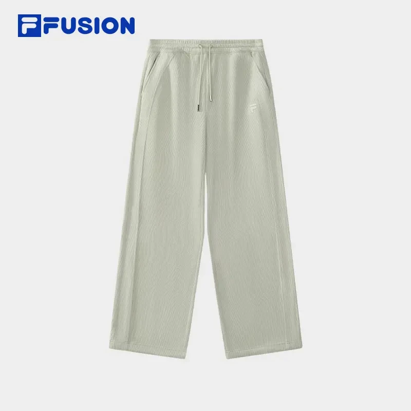 FILA斐乐【显瘦显腿直】微喇叭宽松运动休闲裤女款冬季T11W515602F