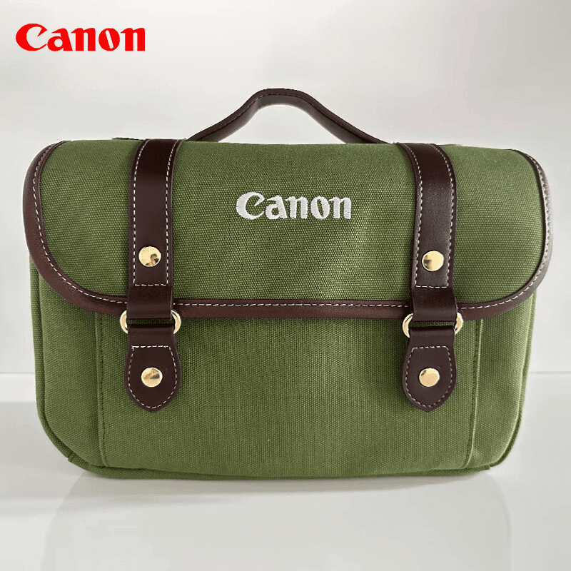 Canon/佳能原装复古单肩邮差包R3R8R5R6IIR7 5D4 7D休闲相机包