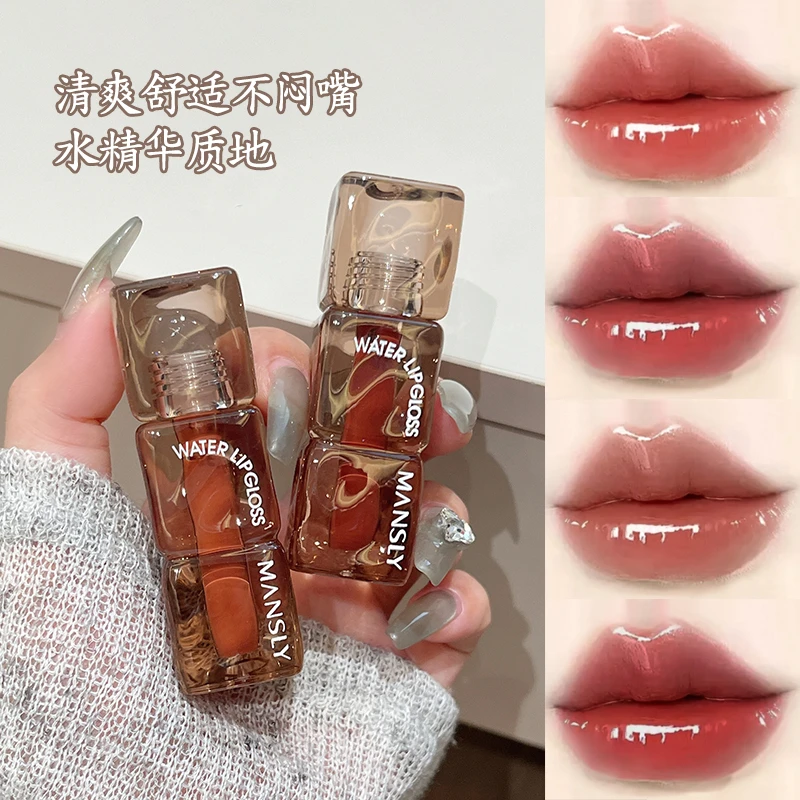 MANSLY保湿滋润唇部精华水光感唇蜜显白唇釉口红小众韩系