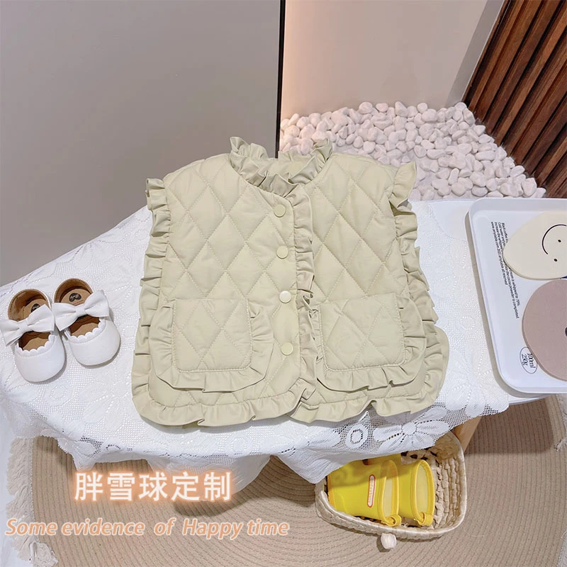 w2023新款儿童时尚洋气冬季马甲