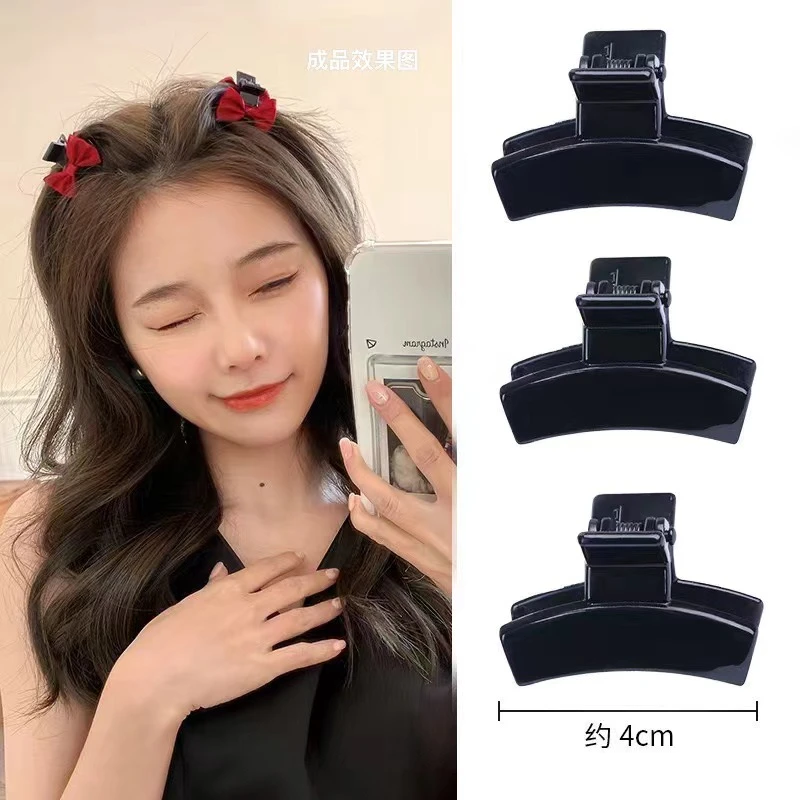 4厘米平面小抓夹diy抓夹高品亚克力工厂批发