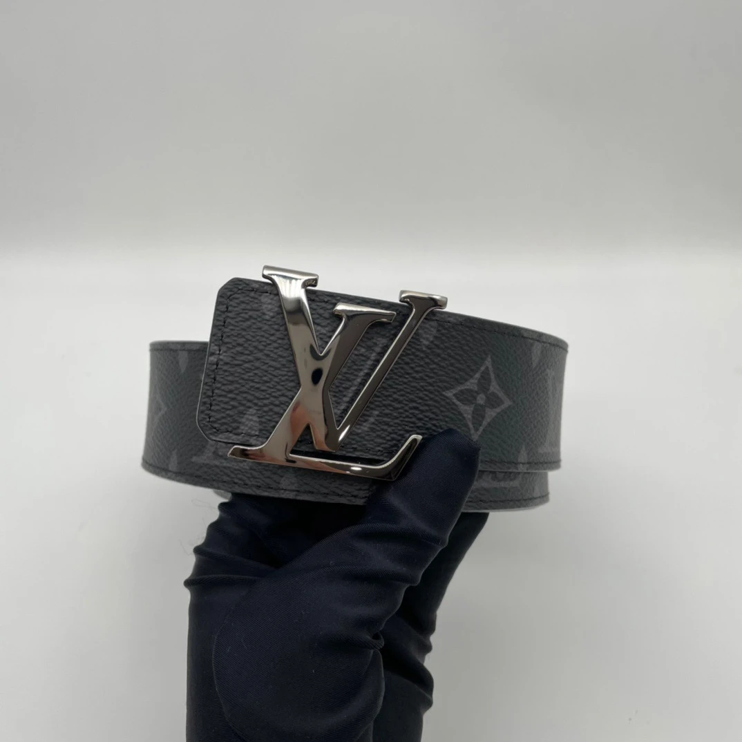 尚奢汇中古｜LV灰老花腰带银扣男款85码