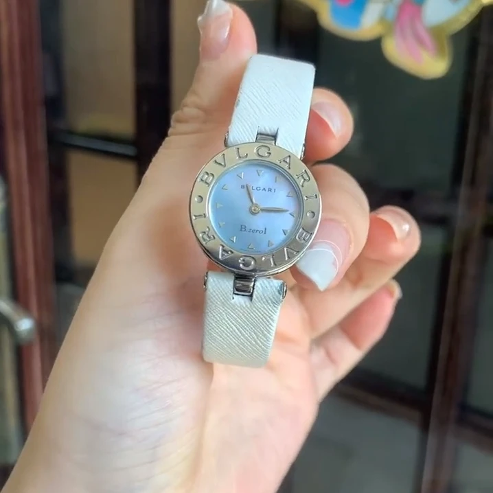 95新 BVLGARI/宝格丽 B.ZERO1系列/22mm/石英/女表/蓝贝母