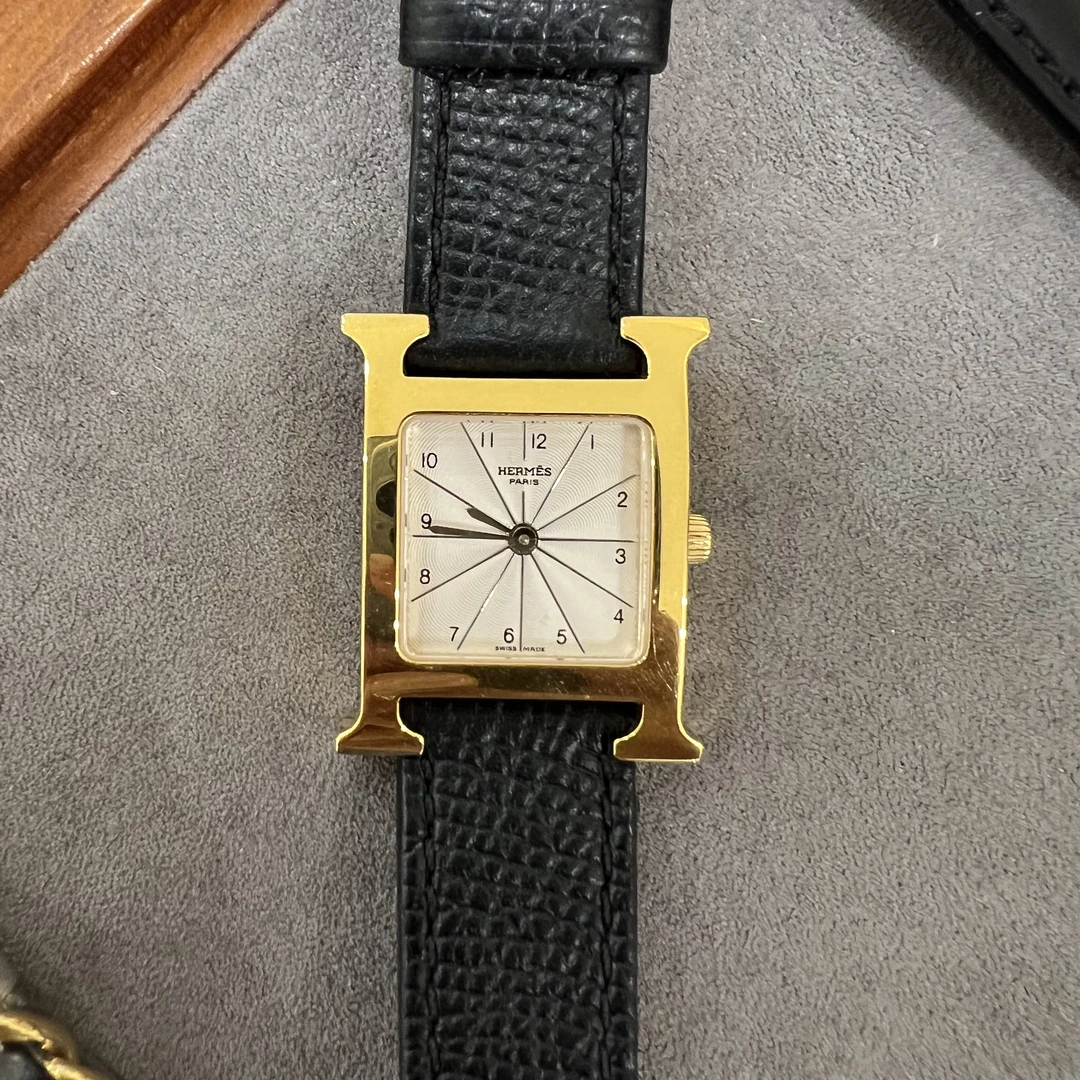 95新 Hermes/爱马仕 H Hour/石英/女表/21mm女士时尚