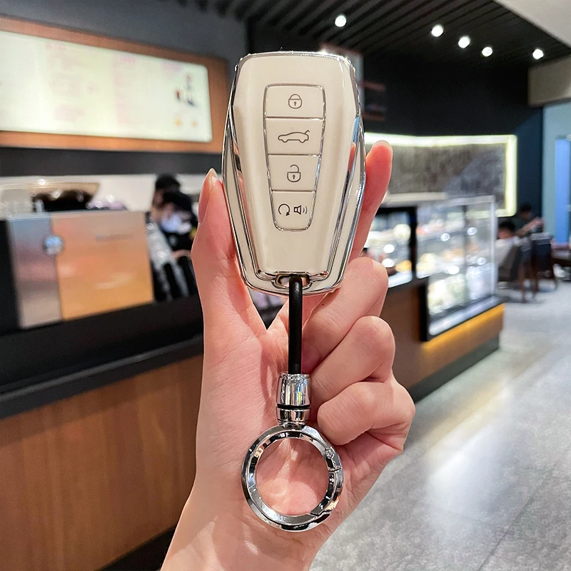 适用吉利星越L钥匙套帝豪gs博越L星瑞cool远景icon缤越缤瑞壳扣男