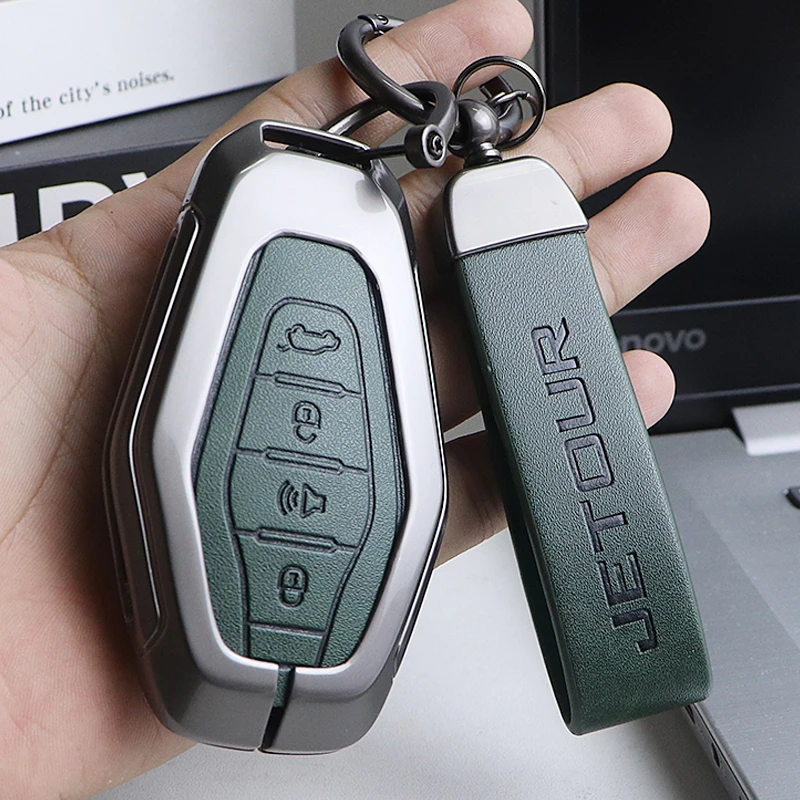 专用于2024款捷途X90 PLUS钥匙套 个性车载X90/X70 PRO金属包扣男