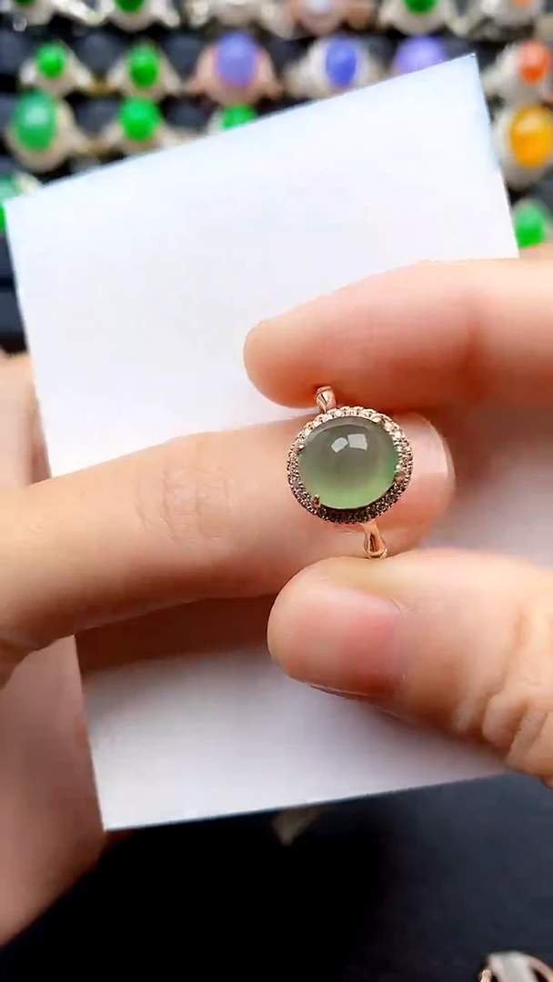 【闪购商品】翡翠珠宝奇石银S925镶嵌1