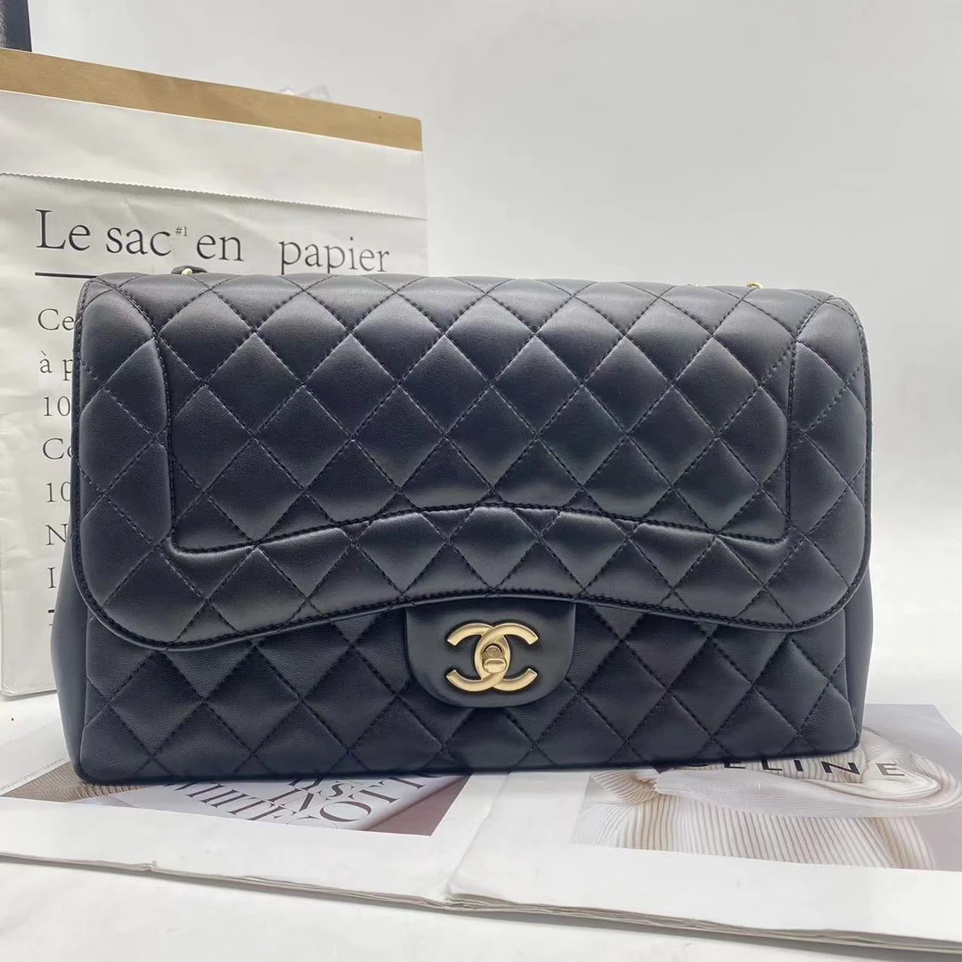 95新 Chanel/香奈儿 4061301/黑色戴妃/单肩斜挎包/10专属