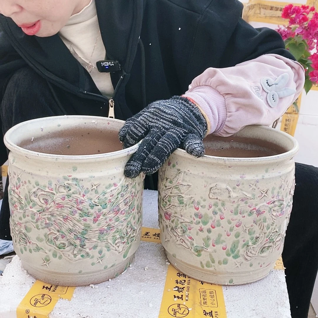 紫砂花盆王嫂花盆1112-b299