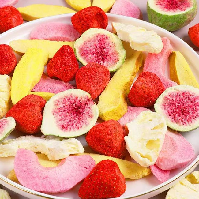 【混装款】光头果蔬脆草莓冻干水蜜桃草莓脆散装称重