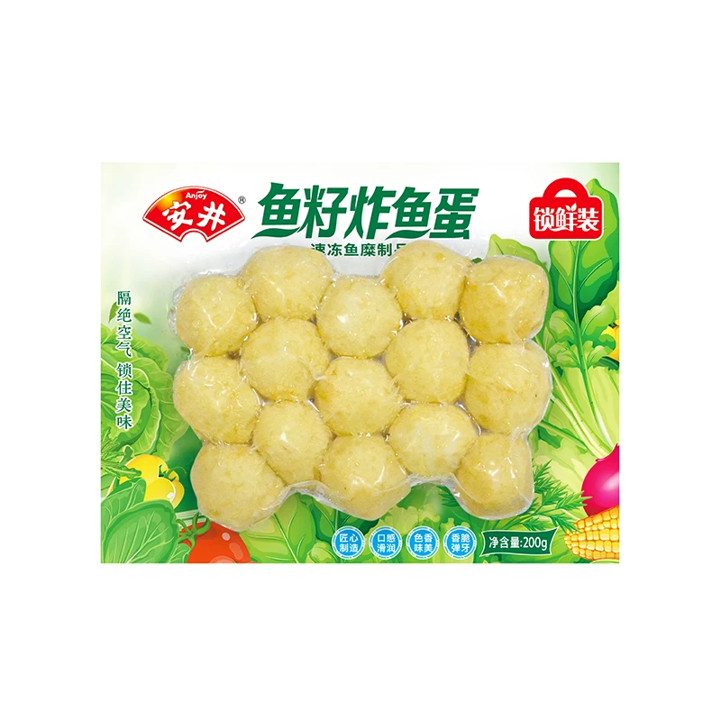 Anjoy/安井鱼籽炸鱼蛋油炸美味好吃口感鲜香200g/袋  3袋/份