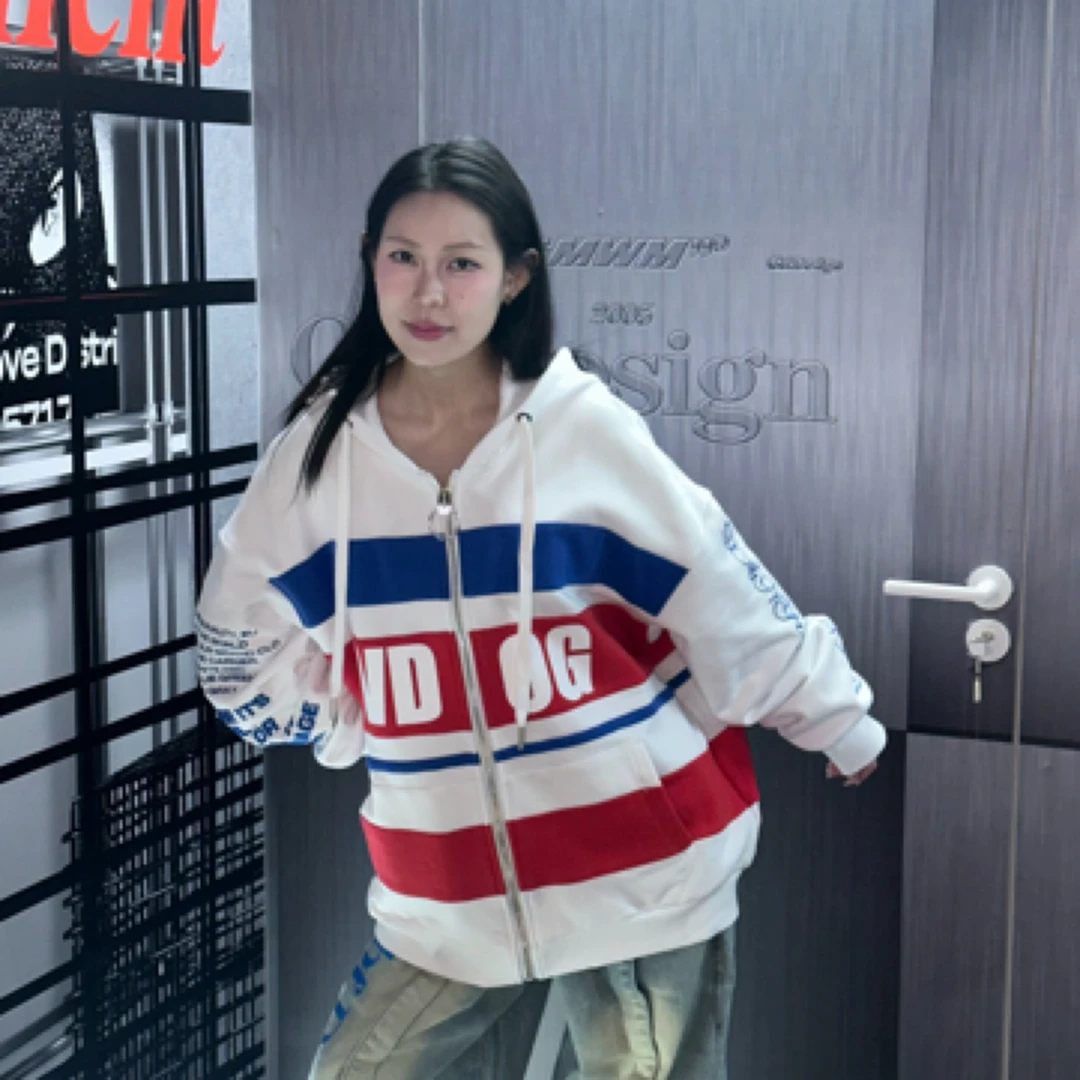 OOXOO潮汇 | VD*MWM拉链连帽卫衣男女同款