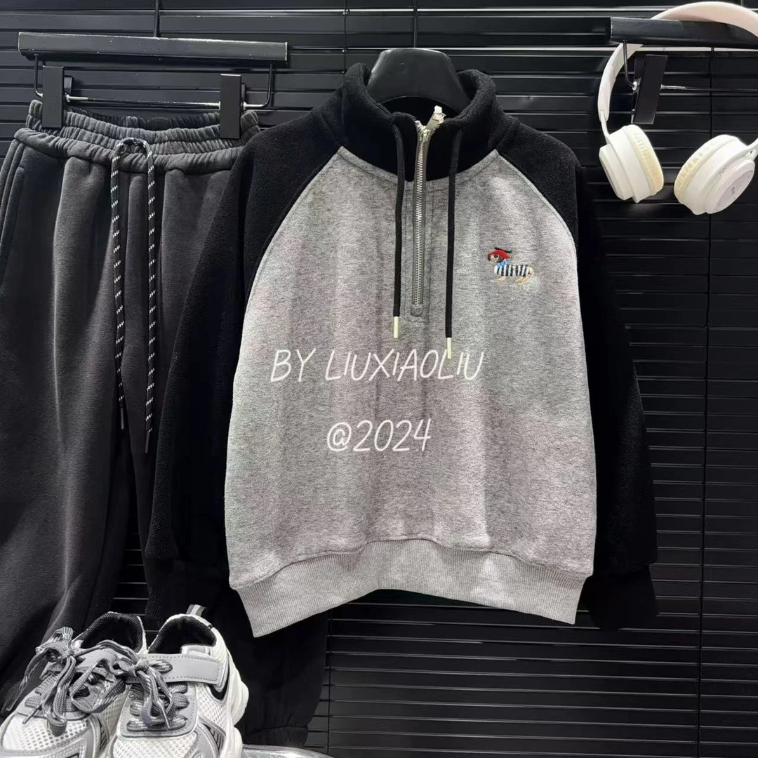 杭州六小六正版 BY LIUXIAOLIU冬季儿童加绒卫衣12646