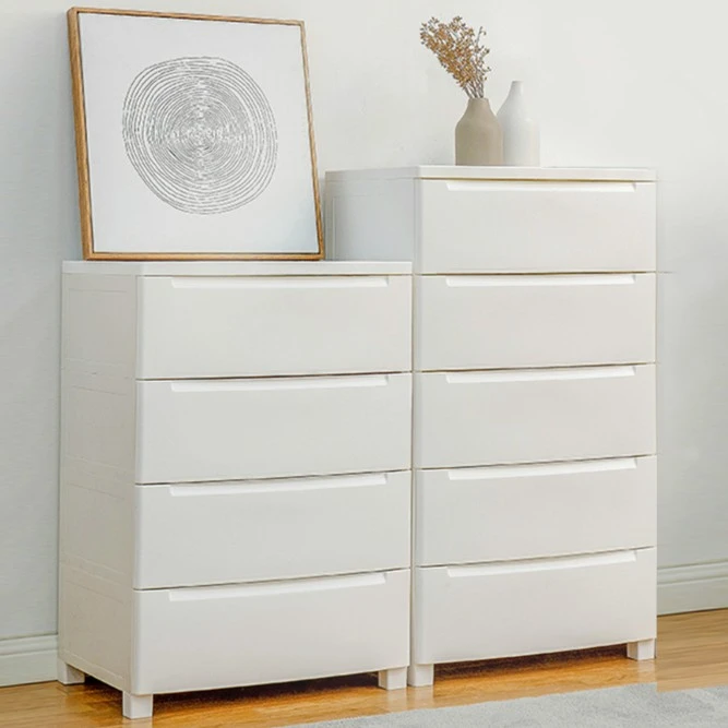 【爱丽思IRIS】抽屉式多层收纳床头柜大号容量白色五斗衣柜家用置物