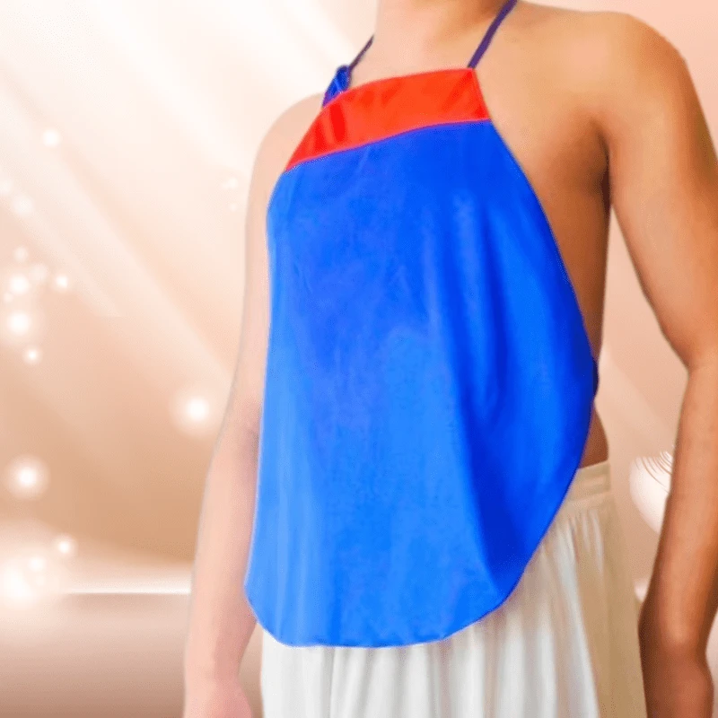 冰绸丝滑手工儿童成人亲子款双层肚兜贴身舒适大码保暖护肚柔软