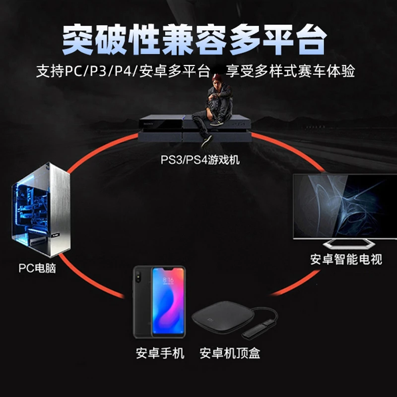 仿真模拟电脑游戏方向盘方向盘模拟器通用Switch/PS4/XBOX地平线