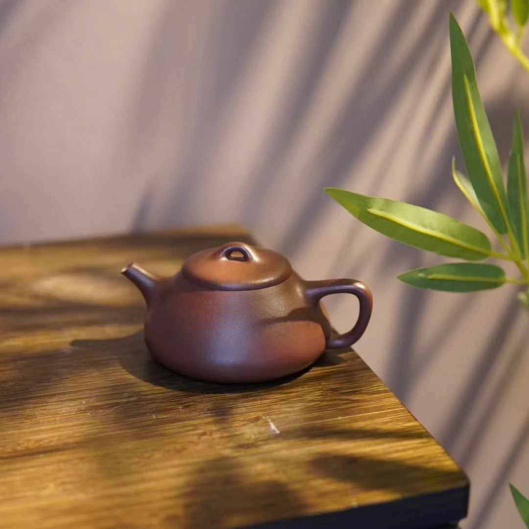 允字款《明礼石瓢》底槽清 手工手制紫砂壶 140c