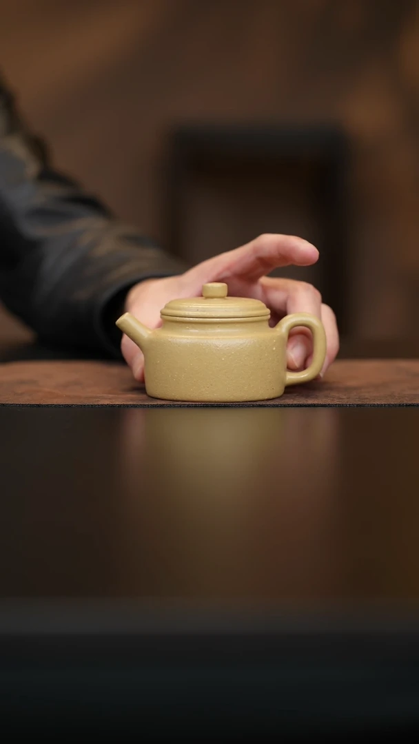 【闪购商品】紫砂茶壶允禾斋wyst 德钟 梨皮 130cc