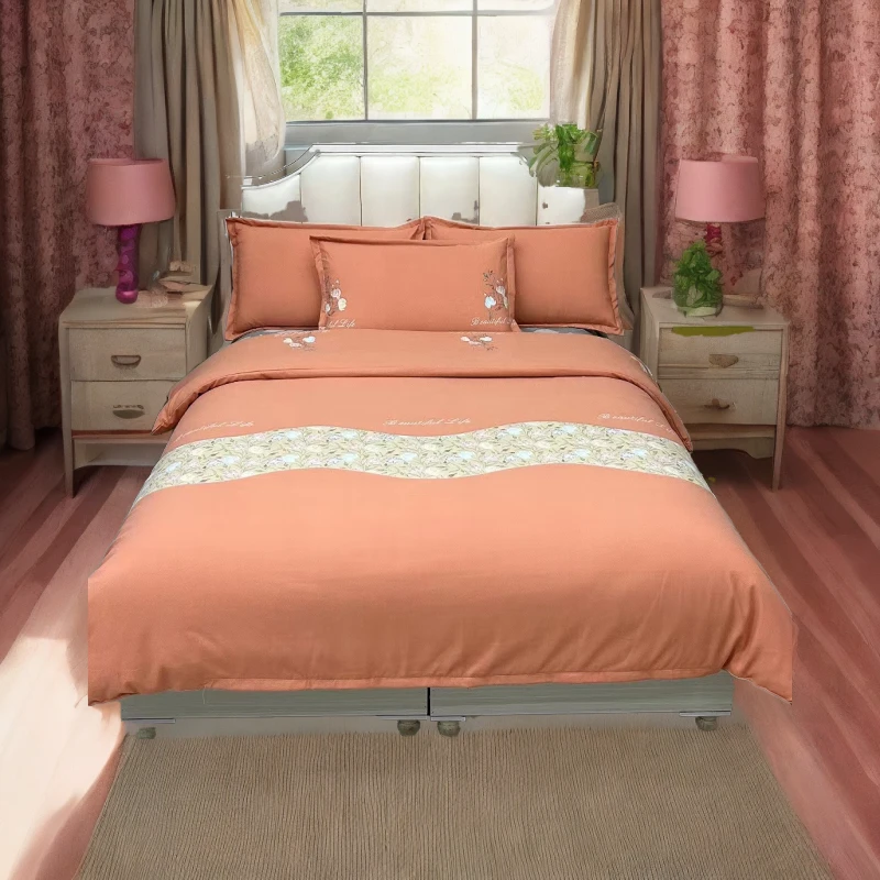 加厚亲肤棉四件套（盛典花枝）