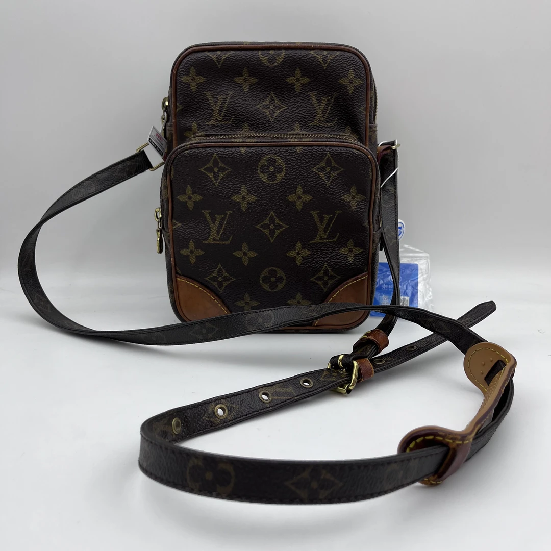 90新 LV lv 中古双层相机包 1414