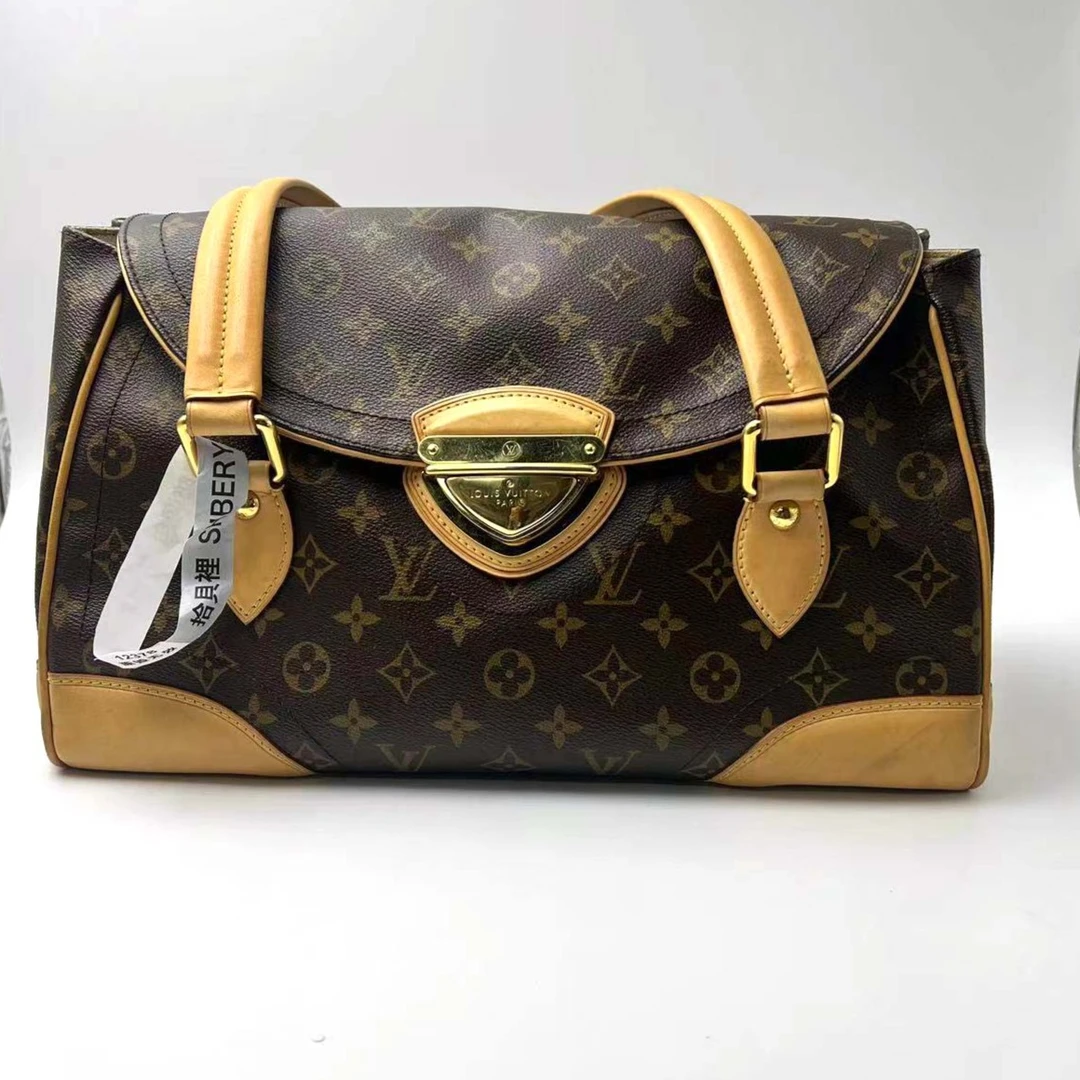 95新 LouisVuitton/路易威登 95新路易威登LV曼哈顿盾牌单肩包