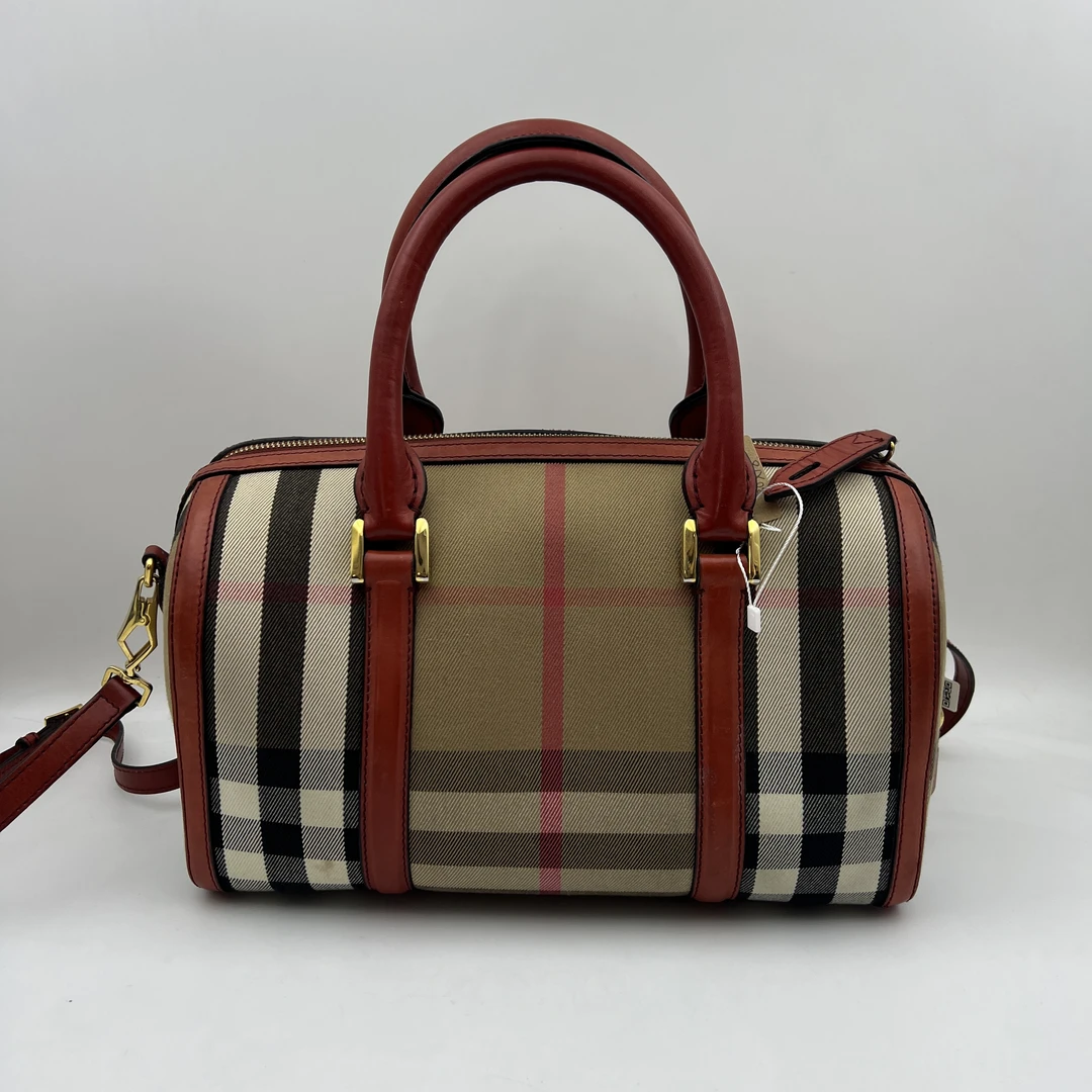 95新 BURBERRY/博柏利 巴宝莉格纹波士顿/1337