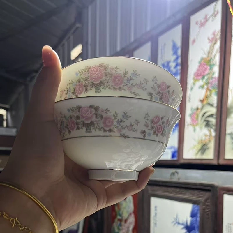 12.5厘米 小碎花米饭碗 2个